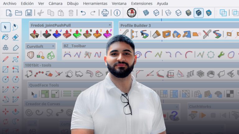 Dominá SketchUp paso a paso: Técnicas intermedias y avanzadas.