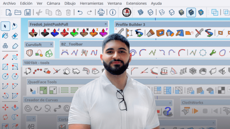 Dominá SketchUp paso a paso: Técnicas intermedias y avanzadas.