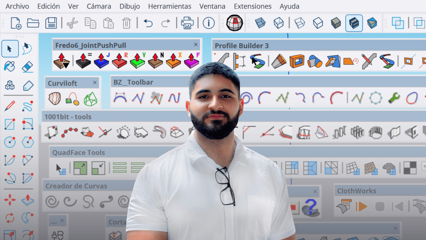Dominá SketchUp paso a paso: Técnicas intermedias y avanzadas.